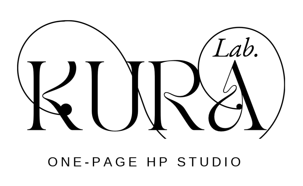 KURA Lab. ONE-PAGE HP STUDIO